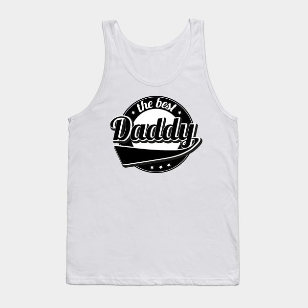 Cute The Best Daddy New Parent Father Funny Dad Tank Top by theperfectpresents